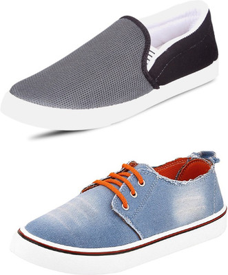 

Wwodcell Loafers For Men(Multicolor, Grey