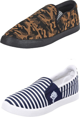 

Trenqs Loafers For Men(Multicolor, Brown