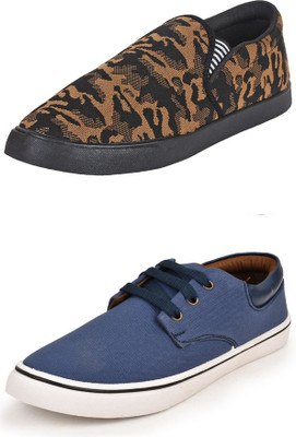 

Trenqs Loafers For Men(Multicolor, Brown