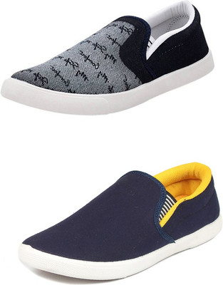 

Trenqs Loafers For Men(Multicolor, Grey