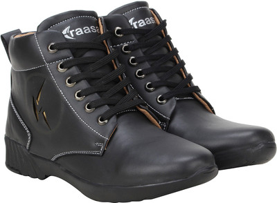 

Kraasa Biker Boots For Men(Grey