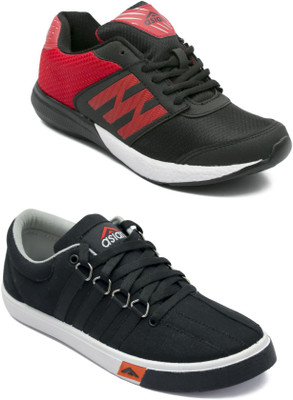 

Asian Walking Shoes For Men(Black, Red, Multicolor