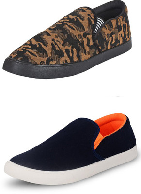 

Trenqs Loafers For Men(Multicolor, Brown