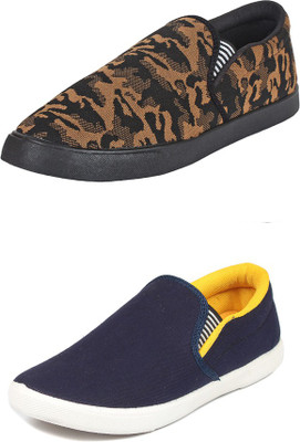 

Trenqs Loafers For Men(Multicolor, Brown
