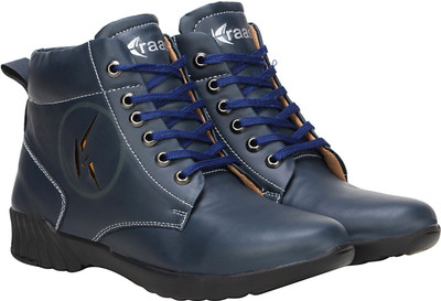 

Kraasa Biker Boots For Men(Navy