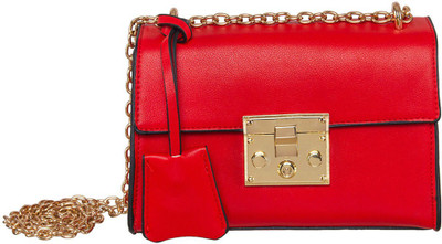 

peaubella Women Formal Red PU Sling Bag
