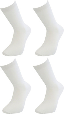 glamwars Men Solid Mid-Calf/Crew(Pack of 4)