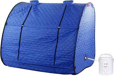 

Kawachi Home Therapeutic Twin Spa I66 Twin Spa Personal Home Therapeutic Portable Steam Sauna Spa Bath Detox Weight Loss Portable Steam Sauna Bath(Blue)