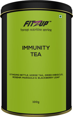 

FitZup Immunity Tea Hibiscus, Marigold, Assorted Herbal Tea(100 g, Drum)