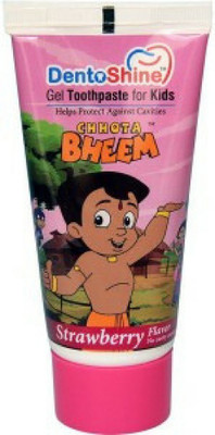 

Dentoshine Chhota Bheem Toothpaste for Kids - Strawberry Flavor Toothpaste Toothpaste(80 g)