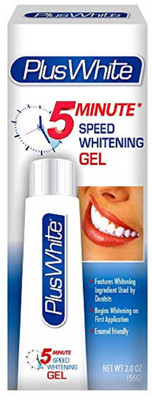 

Plus White 5 Minute Premier Speed Whitening Gel, 2.0 Ounce Toothpaste(56 g)