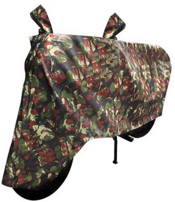 Vedika Collection Two Wheeler Cover for Bajaj(Pulsar 135 LS DTS-i, Multicolor)