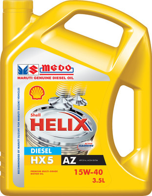 Shell Helix HX5 AZ (Maruti) 15W-40 Conventional Engine Oil(3.5 L, Pack of 1)
