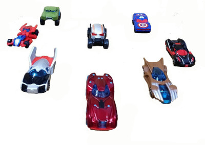 

Emob 8 Super Action hero Series Metal Body Super Car Die Cast Toy with Incredible Finishing(Multicolor)