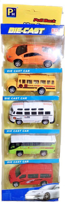 

ClueSteps 5 Pieces of Sports type Die Cast Vehicles(Multicolor)