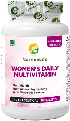 36 off on nutrinelife nutrinelife women s daily multivitamin supplement for women with essential minerals antioxidants and grape seed extract