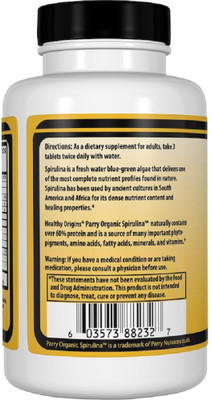 

HEALTHY ORIGINS Healthy Origins, Organic Spirulina,(30 No)