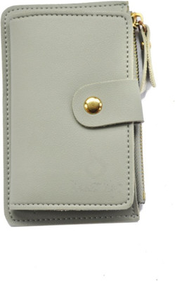 

JG Shoppe Women Grey Artificial Leather Wallet(3 Card Slots)