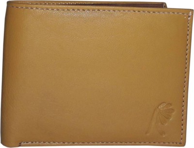 

ROSSET WALLET Men Beige Genuine Leather Wallet(5 Card Slots)