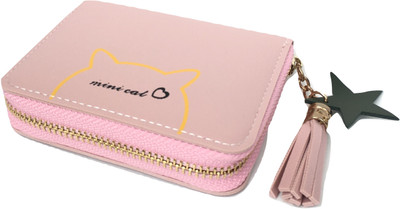 

Regiis Women Pink Artificial Leather Wallet(4 Card Slots)