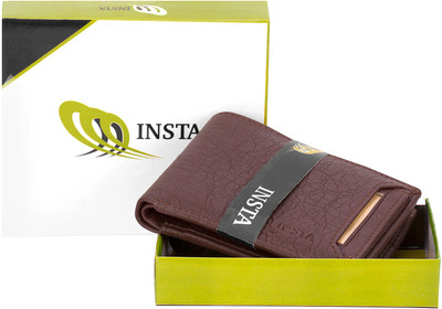 

insta service Boys Brown Artificial Leather Wallet(7 Card Slots)