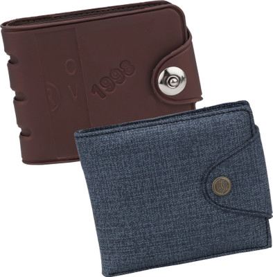 

Peacock Mundkar Boys Brown, Blue Artificial Leather Wallet(7 Card Slots), Blue;brown