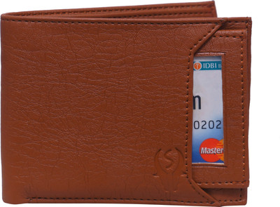 

SAMTROH Men Casual Tan Artificial Leather Money Clip(6 Card Slots)