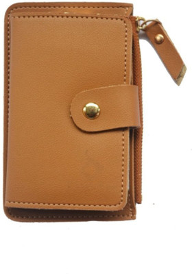 

JG Shoppe Women Casual Tan Artificial Leather Wallet(3 Card Slots), Brown