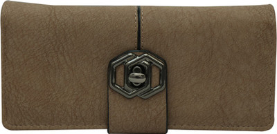 

Bee Fashionable Women Brown Artificial Leather Wallet(10 Card Slots)