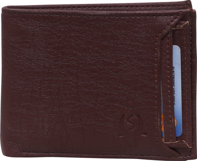 

samtroh Men Brown Artificial Leather Money Clip(5 Card Slots)