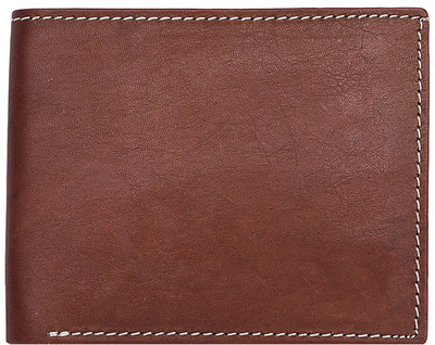 

Huntsman Men Brown Genuine Leather Wallet(8 Card Slots)