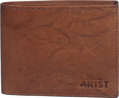 

Arist Men Tan Genuine Leather Wallet(10 Card Slots)