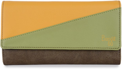 

Baggit Women Casual Multicolor Artificial Leather Wallet(6 Card Slots), Brown