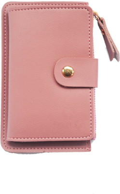 

JG Shoppe Women Casual Pink Artificial Leather Wallet(3 Card Slots)