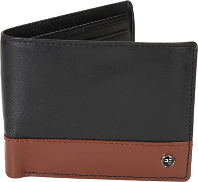 

Peter England Men Casual Black, Brown Genuine Leather Wallet(4 Card Slots)