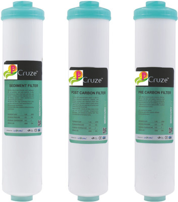 

Pe cruze mercury inline filter set for RO set Solid Filter Cartridge(0.05, Pack of 3)