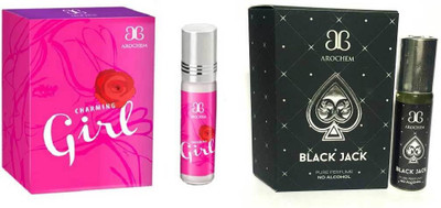 

Arochem Charming Girl Black Jack Combo Floral Attar(Musk)