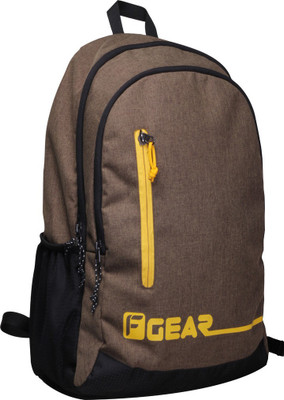 

F Gear Bi Frost Denim 28 L Laptop Backpack(Khaki, Yellow)
