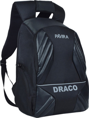 

PAVIRA Draco 22 L Backpack(Black), Daring black
