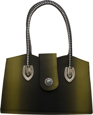 

Milky Way Hand-held Bag(Green, Black), Black;green