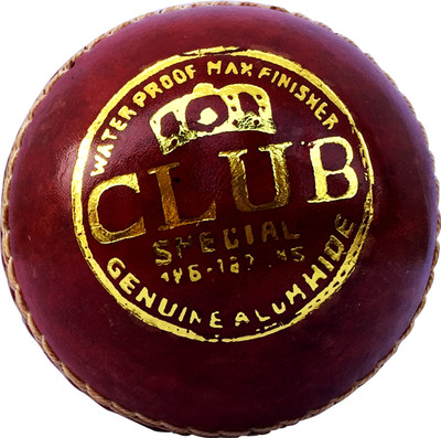 

NAS club Cricket Leather Ball(Pack of 1, Red)