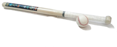 

GLS Wooden Baseball Bat With Baseball Combopack - Cream Willow Baseball Bat(31 inch, 300-400)