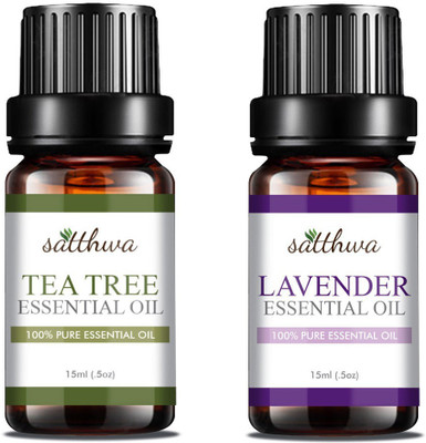 

Satthwa Tea Tree Oil & Lavender Essential Oil Combo(30 ml)