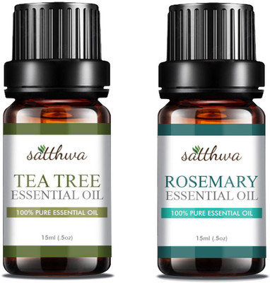 

Satthwa Tea Tree Oil & Rosemary Essential Oil Combo(30 ml)