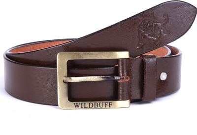 

Wild Buff Men Casual Brown Genuine Leather Belt