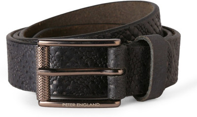 

Peter England Men Black Genuine Leather Belt, Peter England Men Casual Black Genuine Leather Belt
