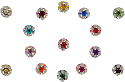 

Instabuyz Crystal Stone FOREHEAD Multicolor Bindis(FANCY BINDI)