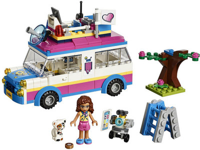 

Lego Olivia's Mission Vehicle 41333 - For 6+ Yr . Children(Multicolor)