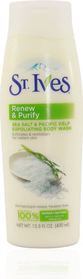 

St. Ives Renew & Purify Sea Salt & Pacific Kelp Exfoliating Body Wash 400ml(400 ml)