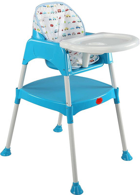 

Chinmay Kids 3 in 1 Convertible Baby High Chair with Cushion(Blue)